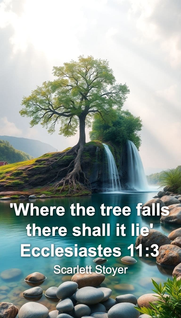 Cover image for 'Where the tree falls there shall it lie' Ecclesiastes 11:3