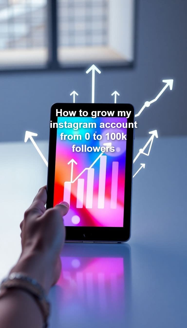 Cover image for how to grow my instagram account from 0 to 100k followers